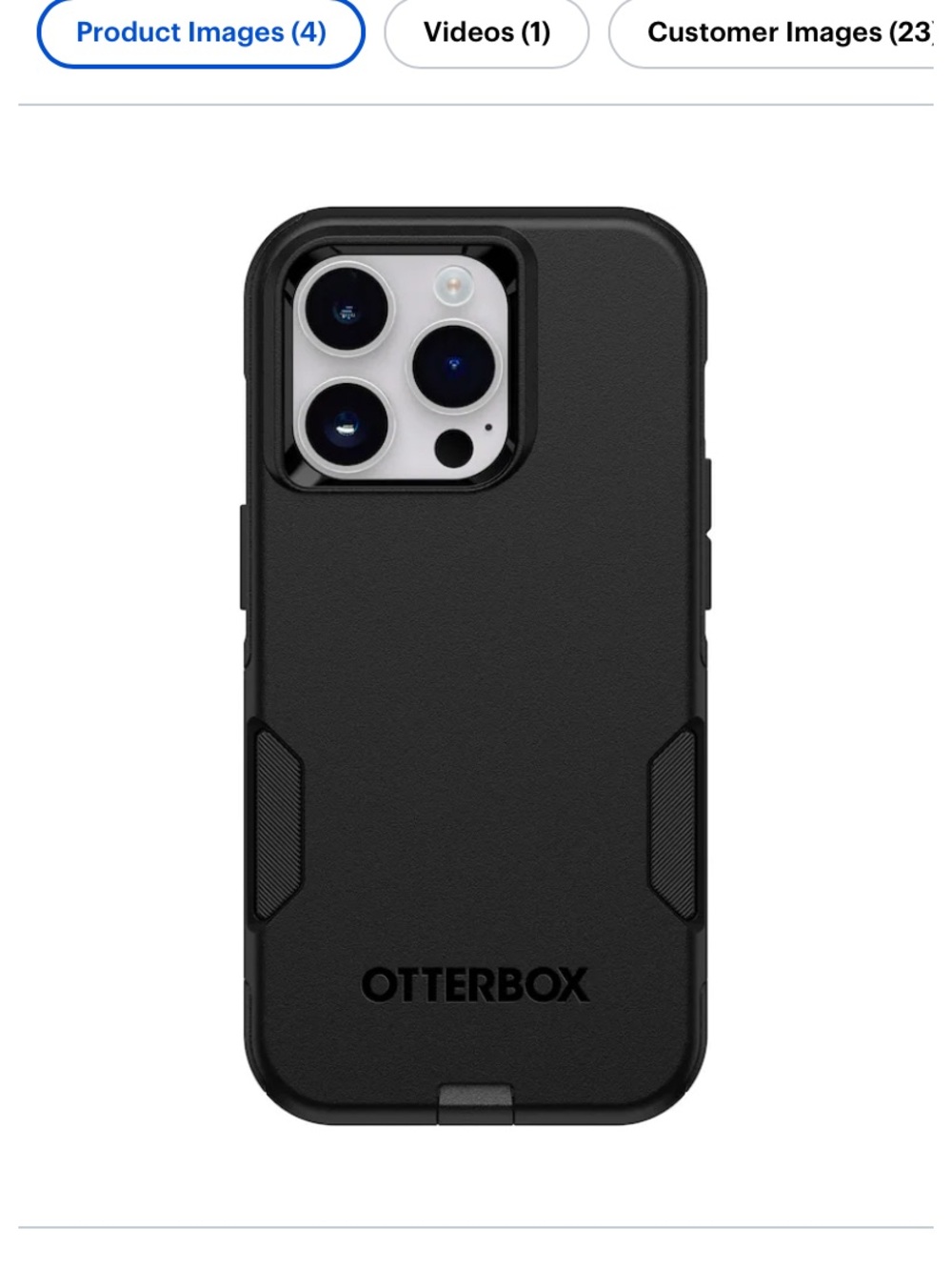 Otter box case black commuter drop+ iPhone 14 Pro